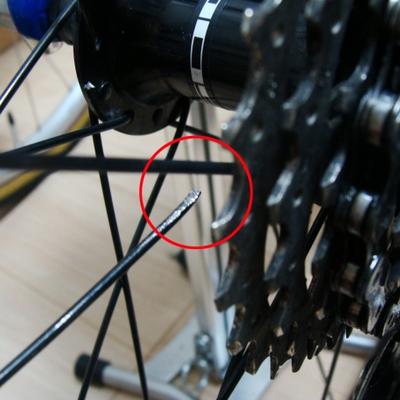 140514スポーク切れ. 140514スポーク切れ.