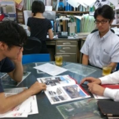 150724シコクさん来社 150724シコクさん来社