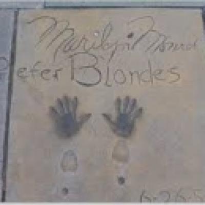 マリリンモンローの手形 マリリンモンローの手形