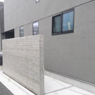 杉板型枠によるRC塀 世田谷区 杉板型枠によるRC塀 世田谷区