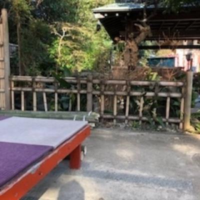 金閣寺垣 前1 金閣寺垣 前1