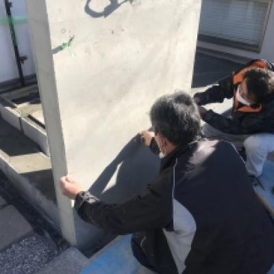 門柱タイル工事 門柱タイル工事